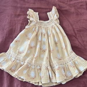 WILD WAWA 3-6 month daisy/sunflower dress